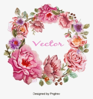 Pink Flower Borders, Creative, Frame, Flowers Png And