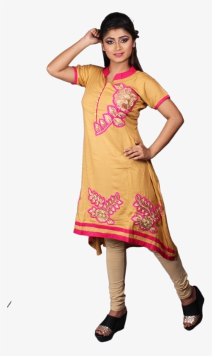 Cotton Embroidered Kurti - Embroidery