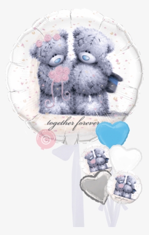 Tatty Teddy Together Forever Balloons - Qualatex 18 Inch Round Foil Balloon - Me To You