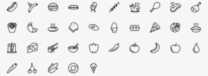 Icon Food - Hipster Icon Food