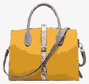 This Free Icons Png Design Of Yellow Leather Handbag