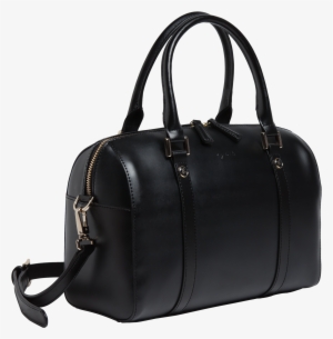 Black Bag Boston Leather - Handbag