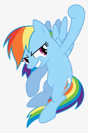 Rainbow Dash Punch Vector By - Mlp Shoryuken