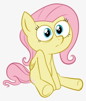 Fanmade Sitting Fluttershy Vector By Termi92 - Mlp Fluttershy Shed Mov