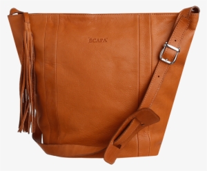 Scapa Leather Bag Back View - Messenger Bag