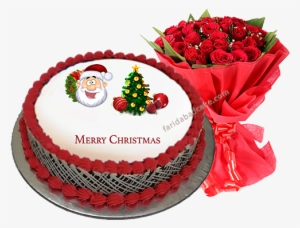 Christmas Cake Png - Bouquets Flower
