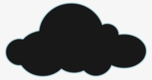 Clipart Of Cloudy, Animated Cloud And Bulut - Dark Cloud Clip Art