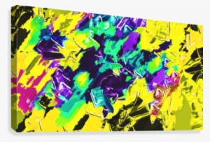 Yellow Green Pink Purple Painting Texture Background