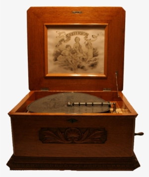 Criterion 15 3/4″ Disc Music Box - Music Box Gif Png