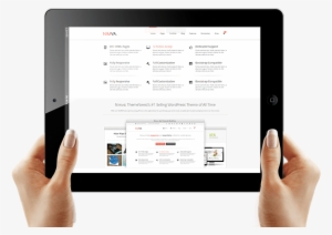 Previous - Ipad In Hand Png