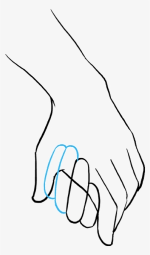 How To Draw Holding Hands - Holding Hands Drawing