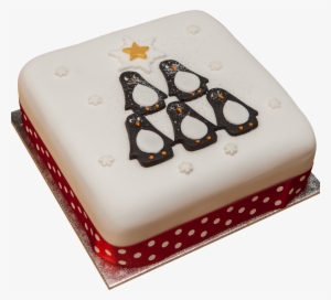 8 Penguin Cake - Baking