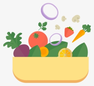 My Healthy Plate Components - Fruits And Vegetables Plate Clipart