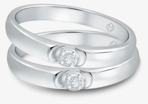 A Pair Of Wedding Rings With @0 - Engagement Ring