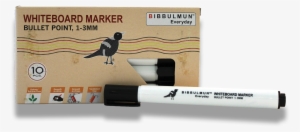 Whiteboard Marker Bullet Point Black 12-pack - Marking Tools