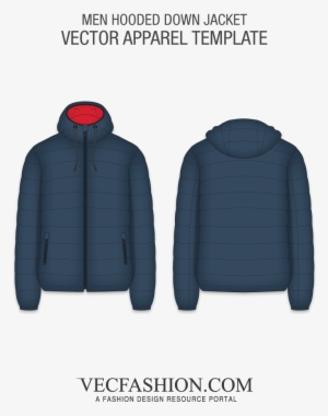 Mens Hooded Down Jacket - Modern Women Chef Coat