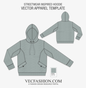 Illustration Fashion, Pattern Illustration, Flat Sketches, - Street Wear Flat Template
