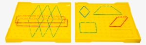 Double Sided Isometric Geoboard 11x11 - Technical Drawing
