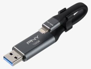 Pny Usb Flash Drive Duo Link Apple 128gb