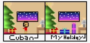 Cuban Christmas And Mine - Graphic Design