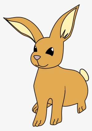 Brown Cartoon Bunny Svg Clip Arts 420 X 597 Px