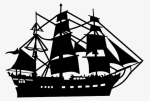 Sailer, Boat, Ship, Silhouette, Sailing Ship, Pirate - Ship Silhouette Png