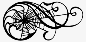 This Free Icons Png Design Of Spiderweb Scroll