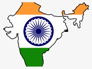 Available Downloads - India Flag Map Png
