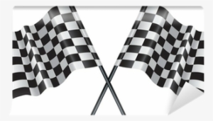 Motor Racing Checkered, Chequered Flag Wall Mural • - Chequeres Flag