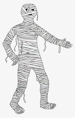 Mummy Clipart Mini - Cartoon Mummy Png