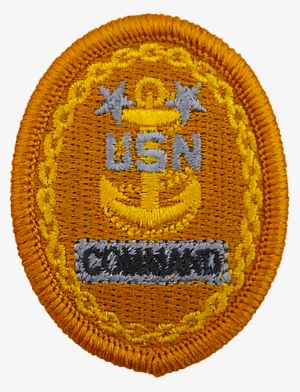 Badge Of A United States Navy Command Master Chief - Navy Chief Petty Officer Embroidered Identification