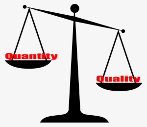This Free Icons Png Design Of Quality Vs Quantity