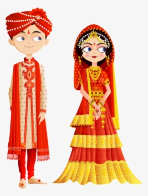 Personnages, Illustration, Individu, Personne, Gens - Indian Wedding ...