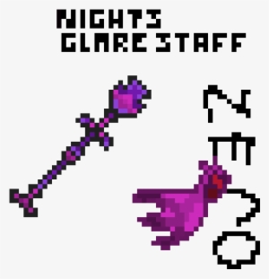 Nights Glare Staff - Art