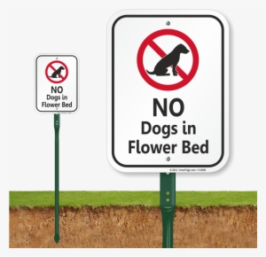 Zoom, Price, Buy - Dont Pick Flowers Signage