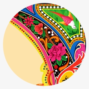 Truck Art Motifs Vector