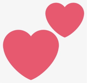 File - Twemoji 1f495 - Svg - Twitter Heart Emoji Png