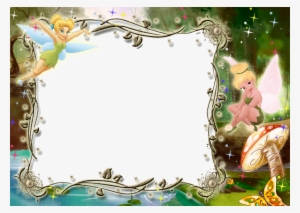 Kids Transparent Photo Frame With Tinkerbell - Tinkerbell Birthday Frame