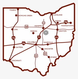 Snow Trails Location On Ohio Map - Ohio