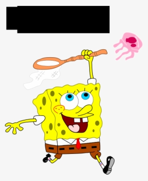 Small - Spongebob Jellyfish Png