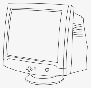 Outline Computer Monitor Svg Clip Arts 600 X 576 Px