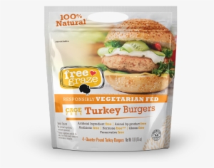 Cage Free Turkey Burgers - Hamburger