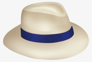 Free Png Panama Sun Hat With Blue Ribbon Png Images - Cuban Fedora Clip Art