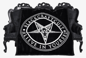 Pentagram Blanket - Moonlight Black - Blackcraft Believe In Yourself