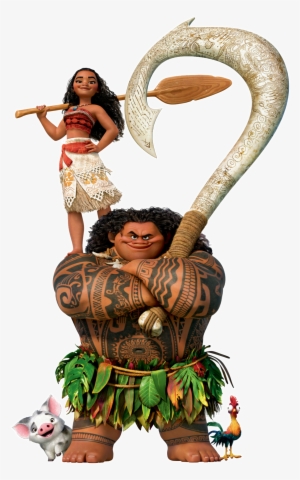 Artworks/png En Hd De Moana, Maui, Pua & Heihei - Disney Moana Hei Hei Plush Doll