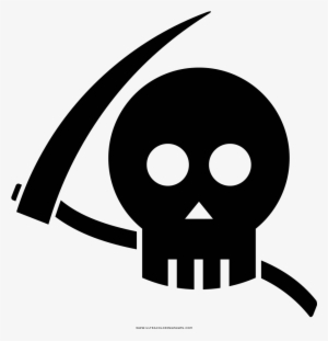 Grim Reaper Coloring Page - Adult