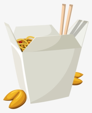 Chinese Food In Box Png Vector Clipart - China Pack