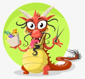 Dragon Chinese Chinese Dragon Food Spaghet - Chinese Dragon Funny