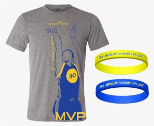 Steph Curry Mvp Bundle - Bella + Canvas Howard Tri-blend Short Sleeve T-shirt.
