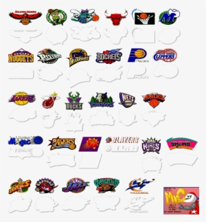 Click For Full Sized Image Team Logos - Nintendo Nba Team Logos